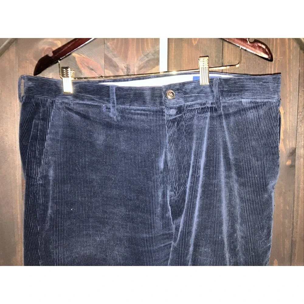 Polo Ralph Lauren Mens Size‎ 36/32 Stretch Classic Fit Corduroy Pants Navy Blue